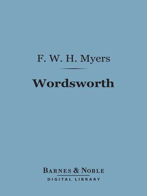cover image of Wordsworth (Barnes & Noble Digital Library)